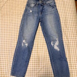 Fashion Nova Light Blue Straight Leg Jeans